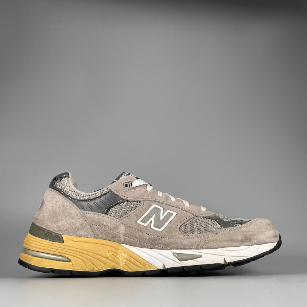 New Balance 991 Men's Size 12 D Gray Suede Running Sneakers Casual Shoes Walking